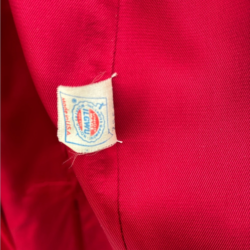 Elegant Vintage Talbots Red Wool Coat 2P – Classic Long Winter Style - Picture 6 of 11
